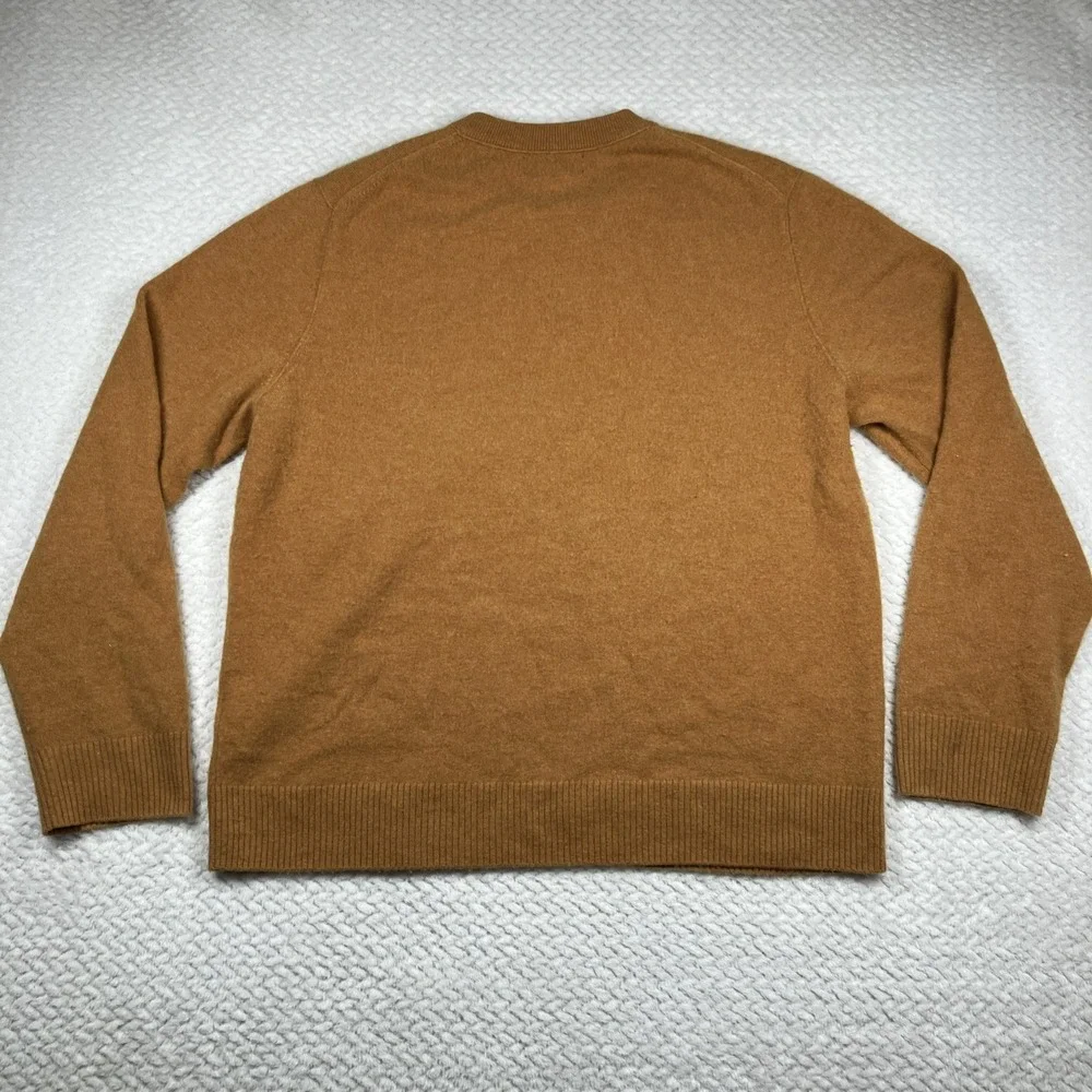 Banana Republic 100% Cashmere Crewneck Sweater Brown Large